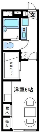 レオパレスディアコートSの物件間取画像